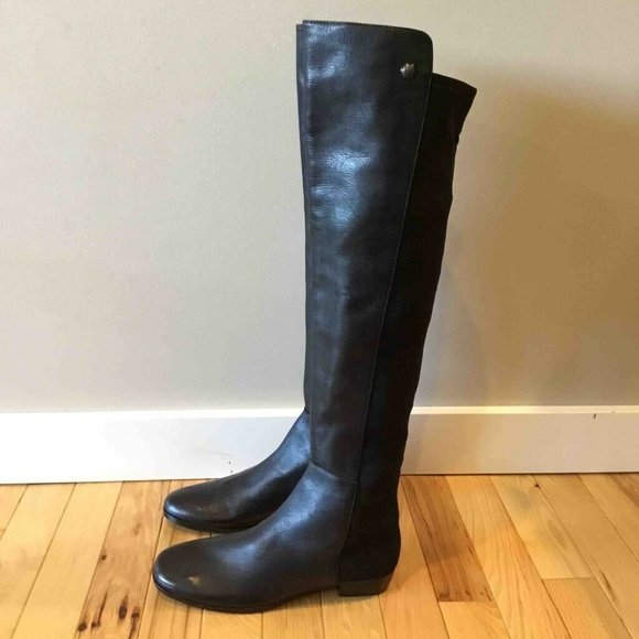 Vince Camuto Karita Riding Boots Black Tall 6 - Picture 4 of 8